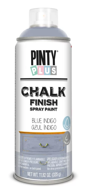 Pinty Plus Chalk kréta festék spray 400 ml CK795 indigó kék színű PINTY PLUS 795