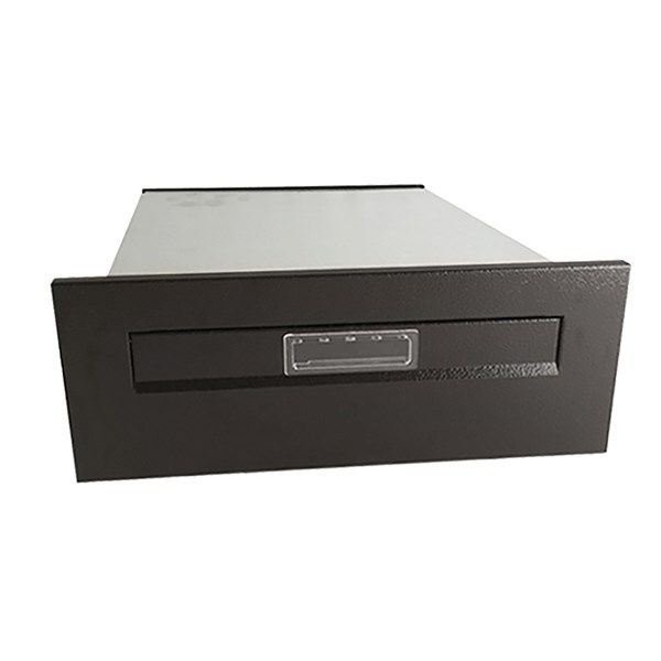 Postaláda levélszekrény oszlopba építhető bronz 3490026