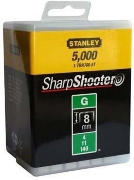 6 mm es G kapocs G4 11 140 5000 db csomag STANLEY 1 TRA704 5T