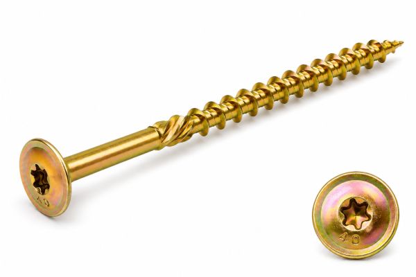 Szerkezetépítő csavar 10 x 400 mm laposfejű TORX 40 59177