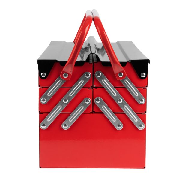 Szerszámosláda fém 430 x 200 x 200 mm 5 részes MTX 9075155