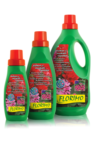 Florimo balkon és muskátli tápoldat 1000 ml FLORIMO