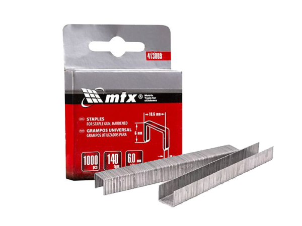 Tűzőkapocs 140 6 mm 1000 db edzett MTX 413069