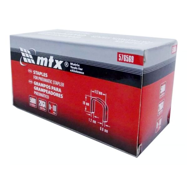 Tűzőkapocs 10 mm 5000 db A típusú 3 53 530 MTX 576569