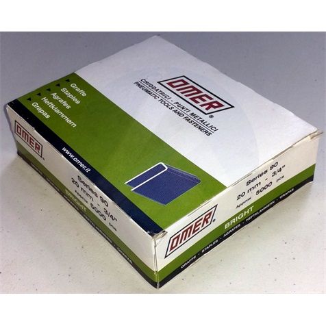 Tűzőkapocs 90 20 mm 5 7 mm 5000 darab OMER 443105