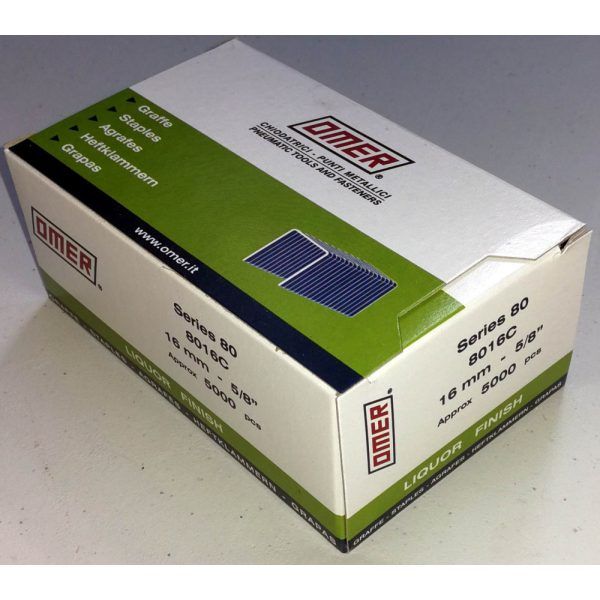 Tűzőkapocs 80Tpy 16 mm 5 8 OMER 6601600