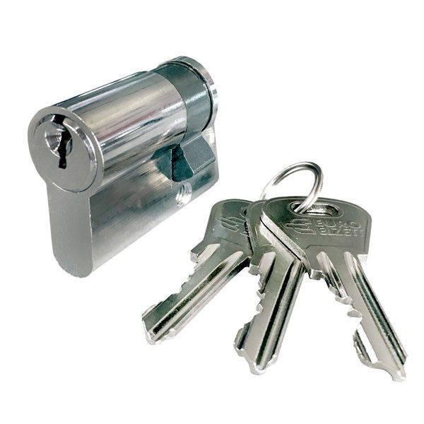 Cilinderbetét 31 10 ELZETT XT félcilinder 3 kulcsos nikkel