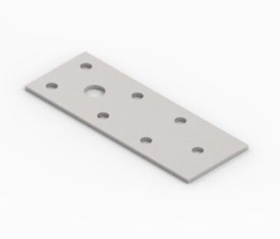 Faösszekötő lemez 35 x 95 x 2 mm egyenesösszekötő, csomó lemez | 01757