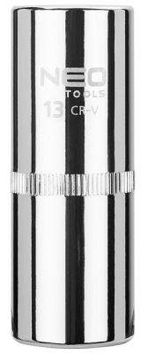 Dugókulcs fej, krova fej, 13 mm, 1/4" hosszított | NEO 08-246