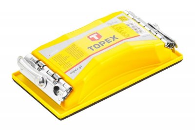 Csiszolótuskó 160 x 85 mm, kicsi, sárga | TOPEX 08A108