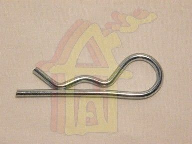 Rugós biztosító 3 x 60 mm, szimpla, horganyzott, DIN 11024 | 58684