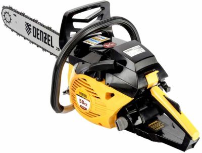 Bérleti díj : Benzinmotoros láncfűrész 58 cm3, 50 cm DENZEL DSX-5820-2 | DENZEL 952417