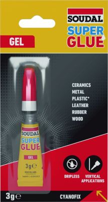 Pillanatragasztó 84A Cyanofix gél 3 g | SOUDAL 119519