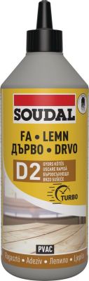 Ragasztó 64A 750g D2, szupergyors | SOUDAL 124663