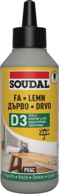 Ragasztó vízálló 65A 250 g D3 | SOUDAL 124666