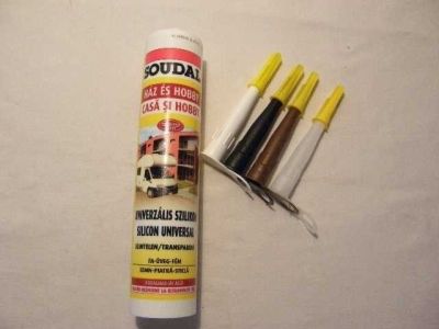 Univerzális szilikon 280 ml fekete | SOUDAL 103414