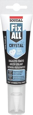 Ragasztó Fix ALL Crystal 125 ml kicsi, tubusos | SOUDAL 134134