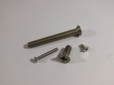 Süllyesztett fejű, kereszthornyú csavar M5 x 16 mm A2, DIN 965 | 56247