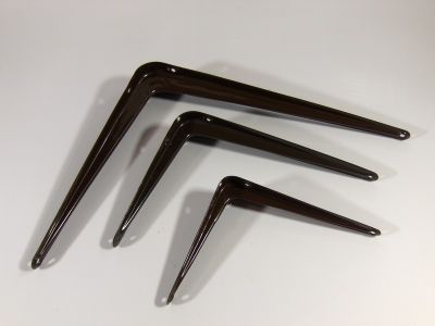 Polctartó konzol 150 x 125 mm, barna | 52522