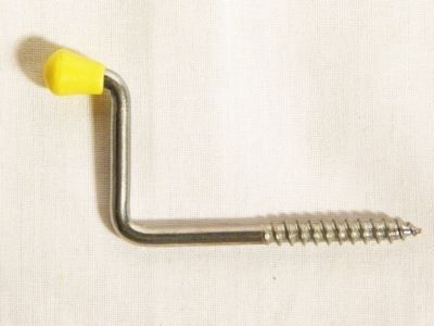 Csavaros félfordító 5,0 x 50 mm gombos, színes