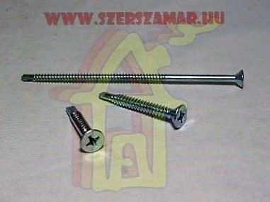 Lemezcsavar 3,5 x 32 mm süllyesztett fejű, kereszthornyú, önfúró, DIN 7504 P | 04699