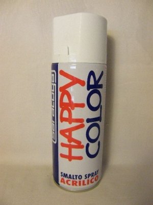 Happy Color akril alapú festék spray 400 ml, elefántcsont RAL 1015 | SARATOGA 88150069