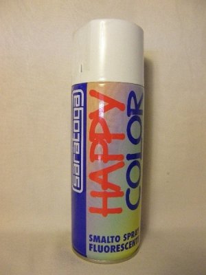Happy Color fluoreszkáló festék spray 400 ml, sárga | SARATOGA 88177001