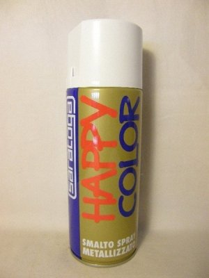 Happy Color fémhatású festék spray 400 ml, metál ezüst | SARATOGA 88174006