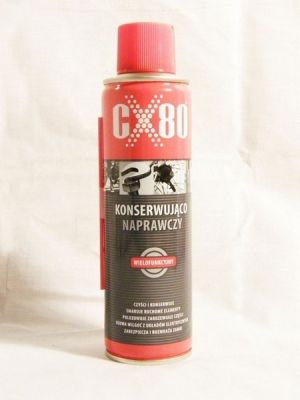 CX-80 univerzális kenő és védő spray 250 ml, piros | CX-80250