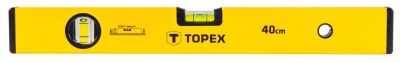 Vízmérték 40 cm, 2 libellás | TOPEX 29C501