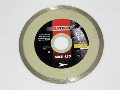 Gyémánt vágókorong, vágótárcsa 125 mm kerámia, márvány | DIATECH SME125
