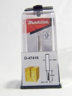 Marófej, marókés, nútmaró kés befogás: 8 mm, átmérő: 6 mm, hossz: 19 mm | MAKITA D-47400
