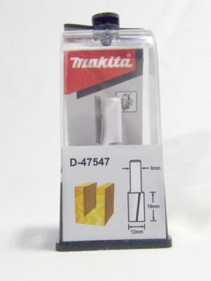 Marófej, marókés, nútmaró kés befogás: 8 mm, átmérő: 12 mm, hossz: 19 mm | MAKITA D-47547