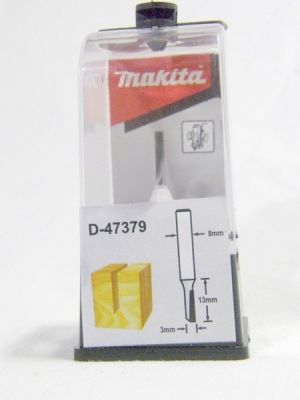 Marófej, marókés, nútmaró kés befogás: 8 mm, átmérő: 3 mm, hossz: 13 mm | MAKITA D-47379