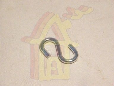 Kampó 6 x 50 mm, S alakú | 51901