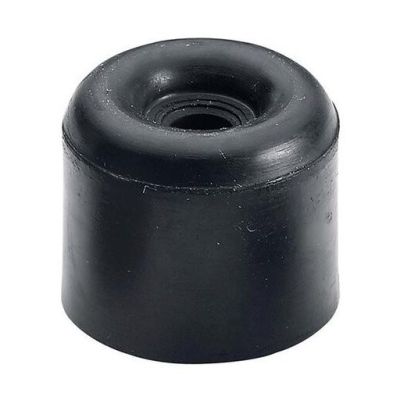 Ajtóütköző gumi fekete 3 cm
