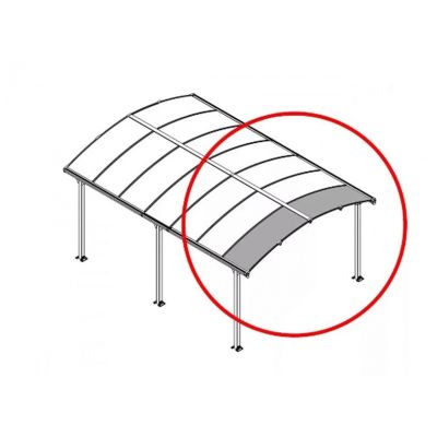 ARCADIA bővítő elem kocsibeállókhoz, nyitott garázs 70 cm | PALRAM 705202