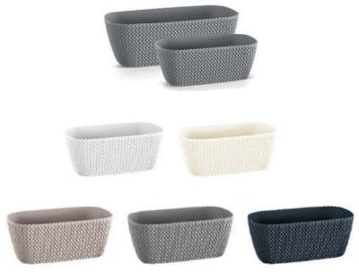 Balkonláda tálcával 40 cm ANTRACIT