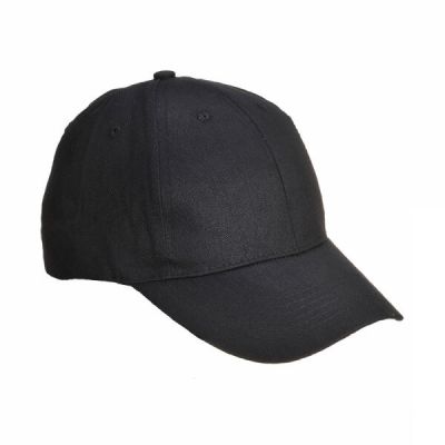 Baseball sapka, B010, fekete| Portwest B010 B010BKR