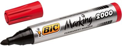 Filctoll, jelölő filc vastag, kúpos, piros | BIC 8209133