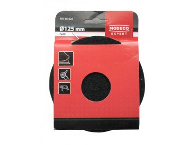 Polírozó filc 125 mm tépőzáras | MODECO N68620