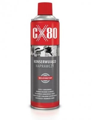 CX-80 univerzális kenő és védő spray 500 ml, piros | CX80500