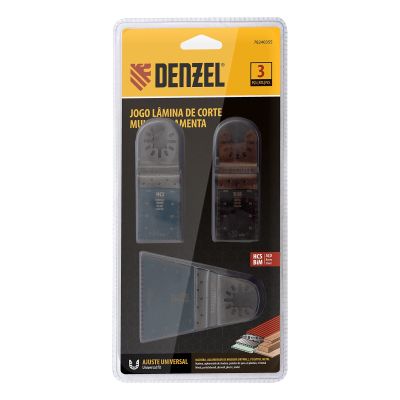 Fűrészlap fához, fémhez multifunkciós géphez 3 részes készlet | DENZEL 78240355