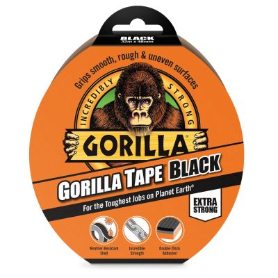 GORILLA Duct Tape Black extra erős ragasztószalag 48 mm x 32 m, fekete | GORILLA 3044010
