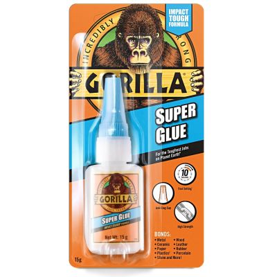 GORILLA Super Glue pillanatragasztó 15 g | GORILLA 4044200