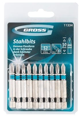Bit fej, behajtó tüske PH1 50 mm | GROSS 11334