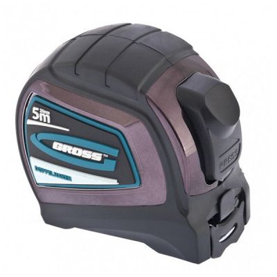 Mérőszalag 5 m x 25 mm gumírozott, kétoldalas | GROSS 31124