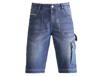 Munkavédelmi farmer rövidnadrág kék DENIM XL-es | KAPRIOL 36087
