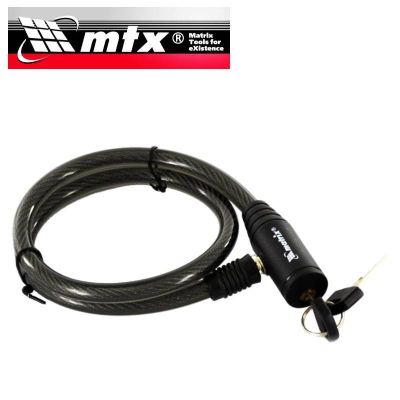 Kerékpár lakat 8 x 1200 mm 2db kulccsal | MTX 918169