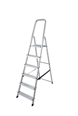 Háztartási létra alumínium 1 x 6 fokos CORDA | KRAUSE 000736